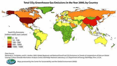 CO2 emissions by region